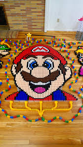 بزرگترین ویدیوی تلفیقی دومینو با یه تم سوپر ماریو