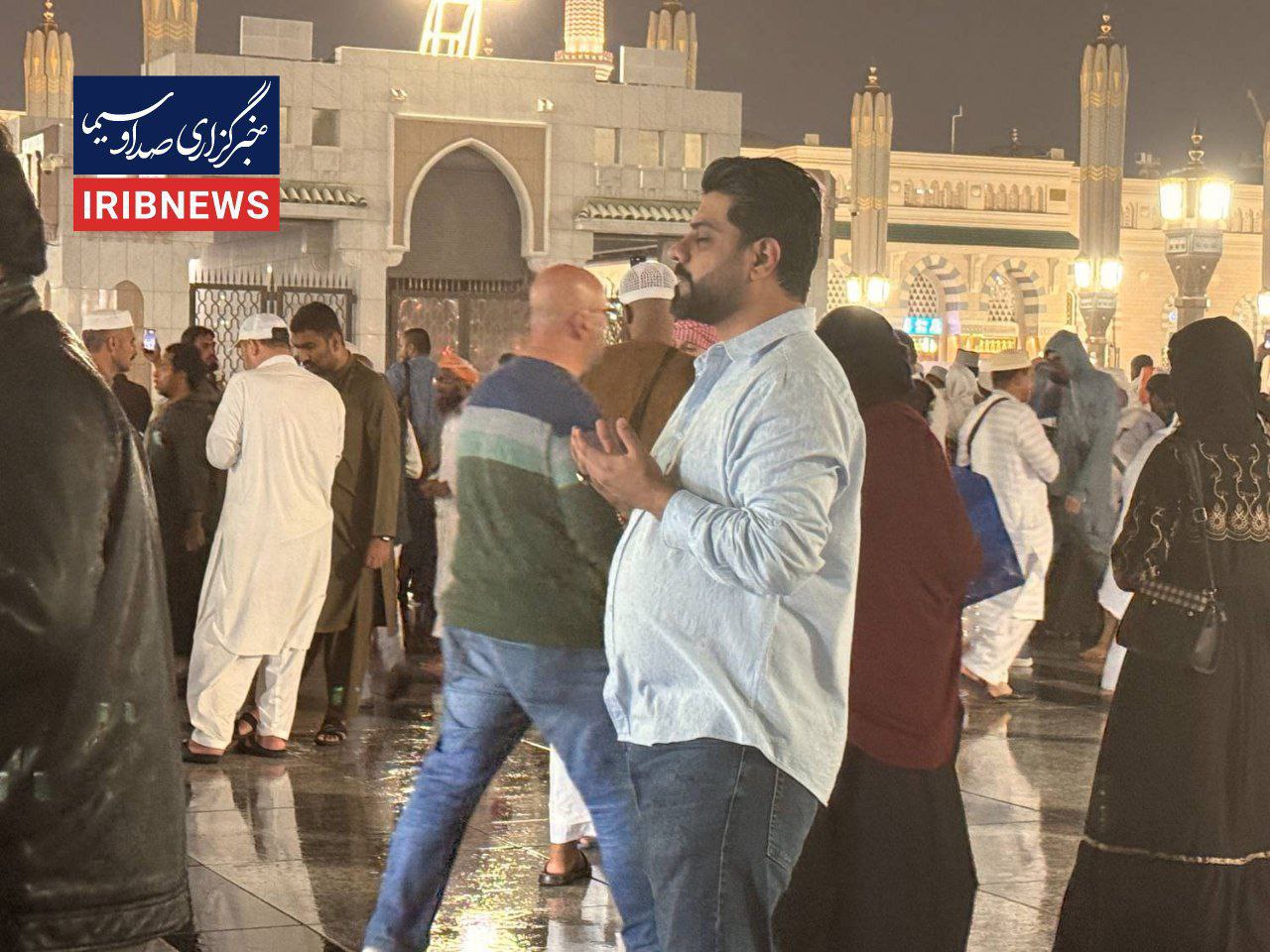  حس و حال فوق العاده مدینه در هوای بارانی  