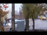 بارش شدید باران در استان ایلام