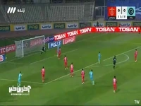 ارسال صادقی خطرناک از کنار دروازه پرسپولیس به بیرون رفت