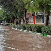 وقتی خیابان‌های ارومیه دریاچه می‌شود