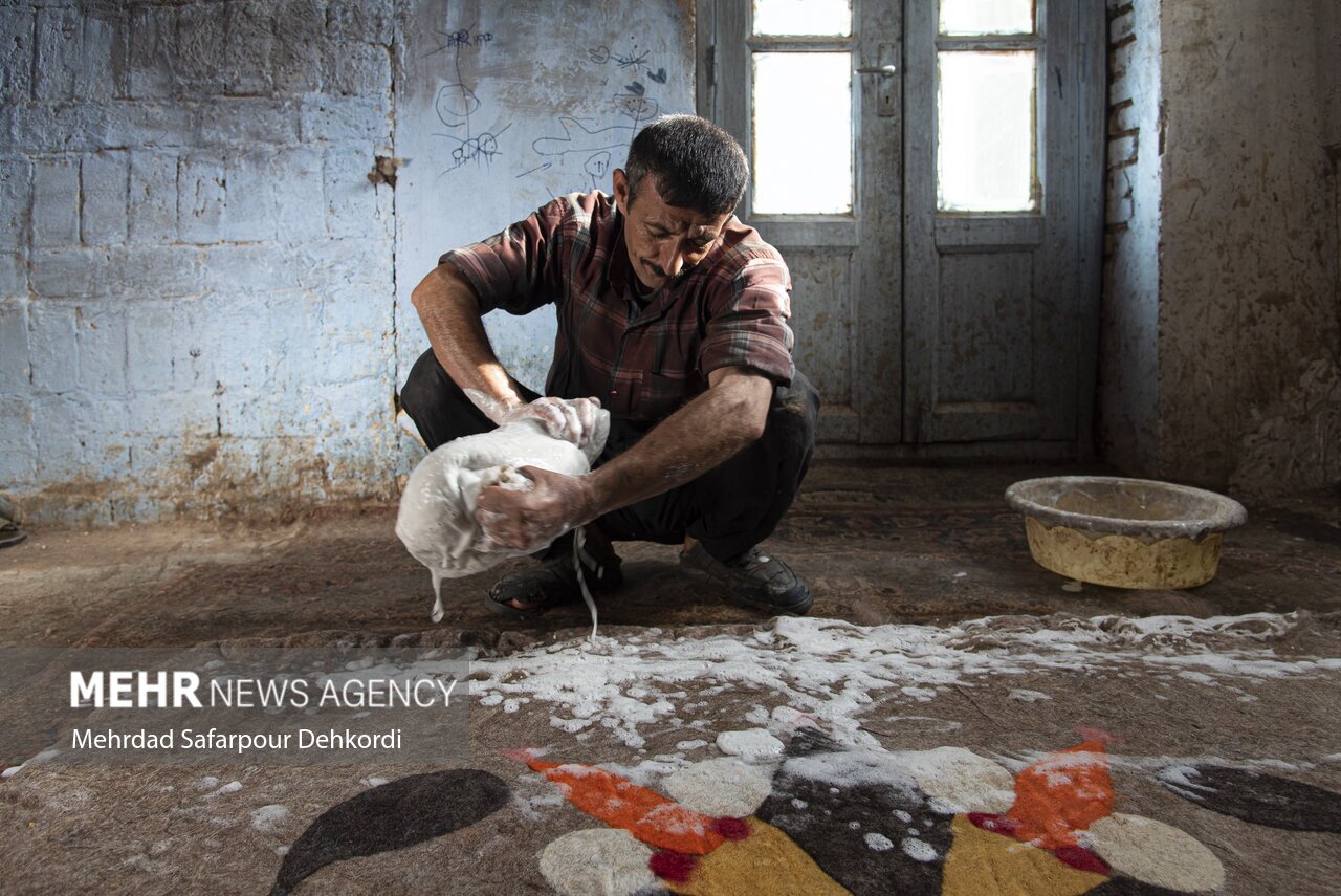 نمد مالی، از صنایع دستی ایران