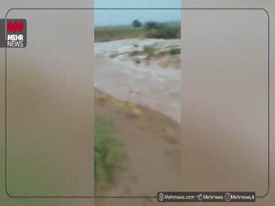 طغیان رودخانههای فصلی در شوش