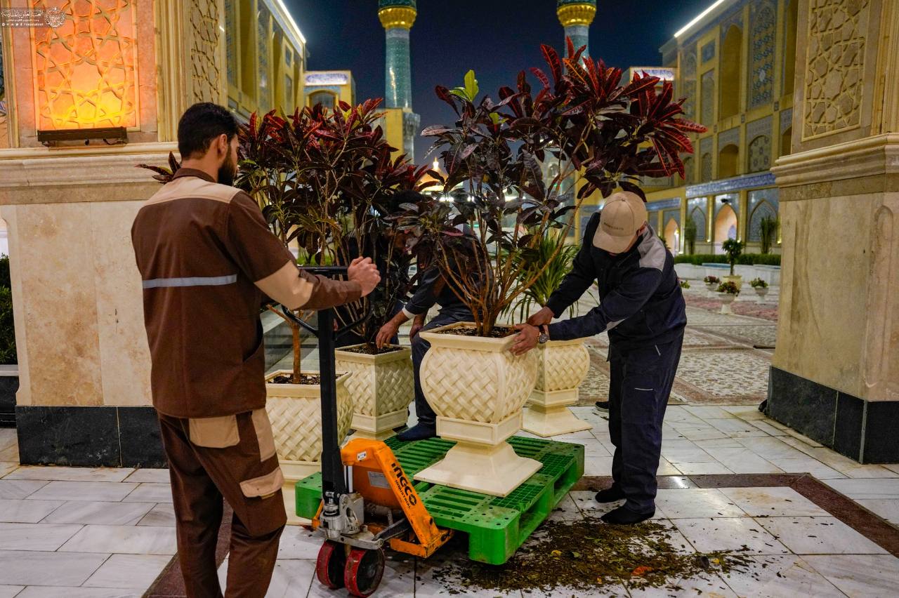 مراحل پایانی آماده‌سازی برگزاری جشن تکلیف در حرم مطهر علوی