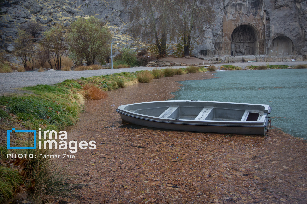 بارش باران پاییزی در کرمانشاه