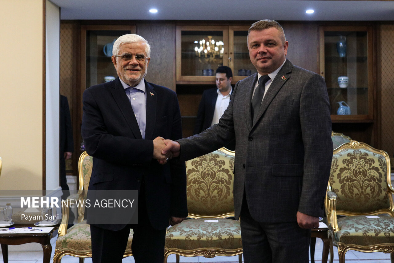 عکس/ دیدار وزیر صنایع بلاروس با معاون اول رئیس جمهور