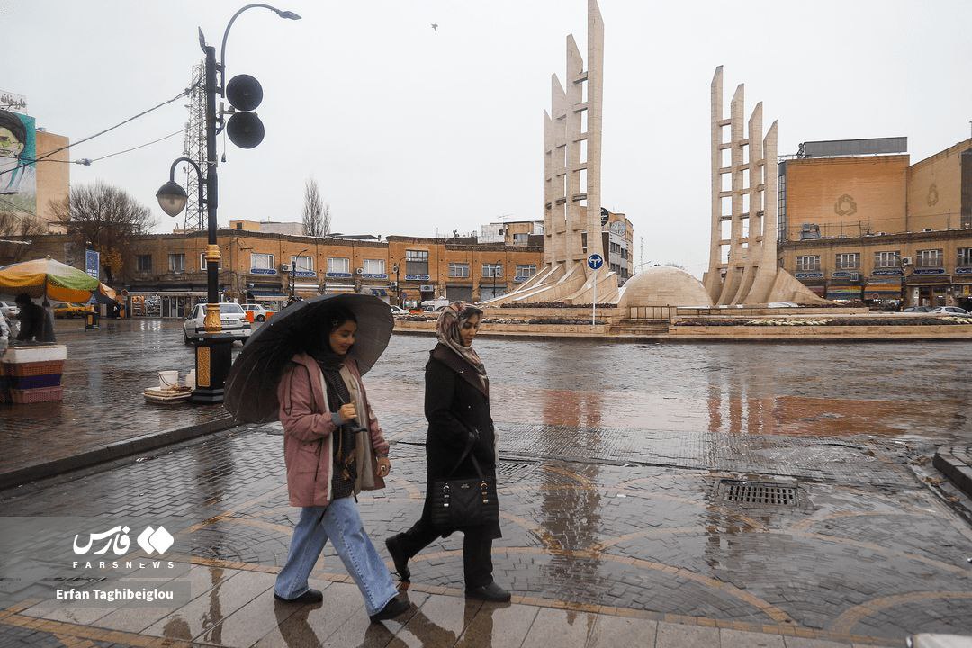 زنجان زیر بارش رحمت الهی