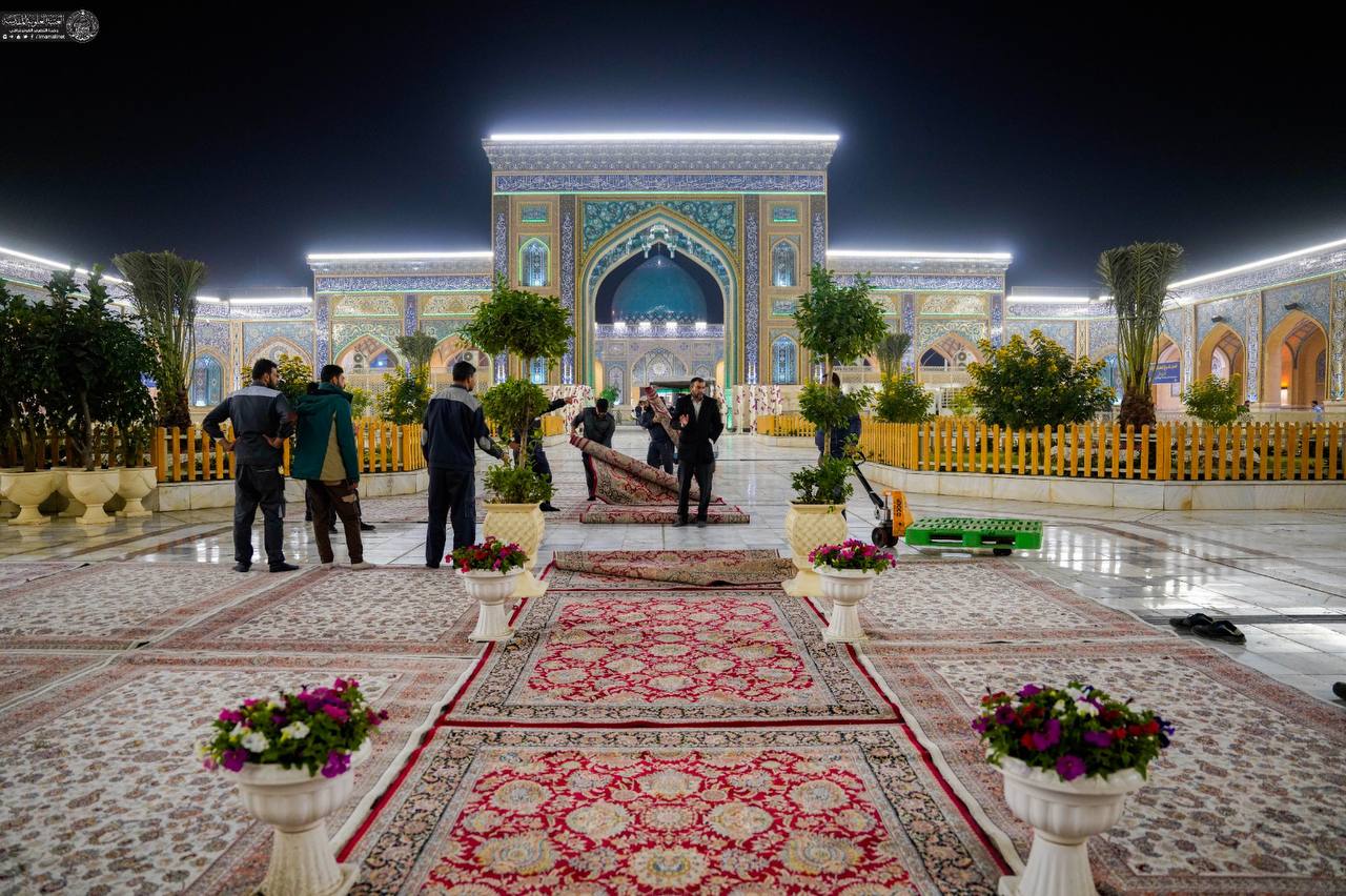 مراحل پایانی آماده‌سازی برگزاری جشن تکلیف در حرم مطهر علوی