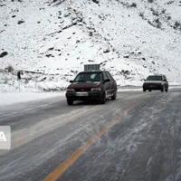 جادههای جنوبی استان اردبیل به علت برف لغزنده است