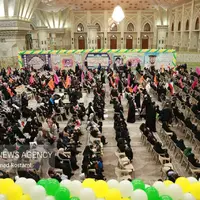 عکس/جشن ولادت حضرت زهرا(س) در حرم امام خمینی(ره)