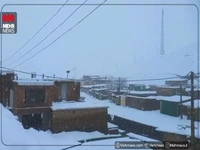 بارش سنگین اولین برف پاییزی در آذربایجان غربی