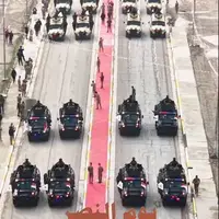 رژه حشد شعبی و دیگر نیروهای مسلح عراق به مناسبت روز پیروزی بر داعش