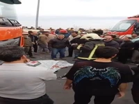 جداسازی مرگبار تریلی در سبزوار با یک جانباخته