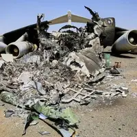 سقوط هواپیمای نظامی در سودان