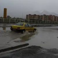 آبگرفتگی معابر در قروه