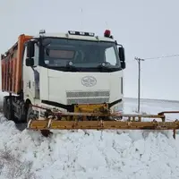 ارتفاع برف در جاده پونل به ۲۰ سانتی‌متر رسید