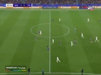 گل اول آینتراخت فرانکفورت به بارسلونا