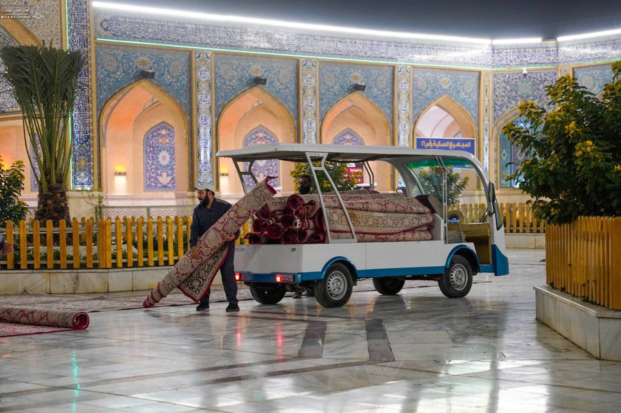 مراحل پایانی آماده‌سازی برگزاری جشن تکلیف در حرم مطهر علوی