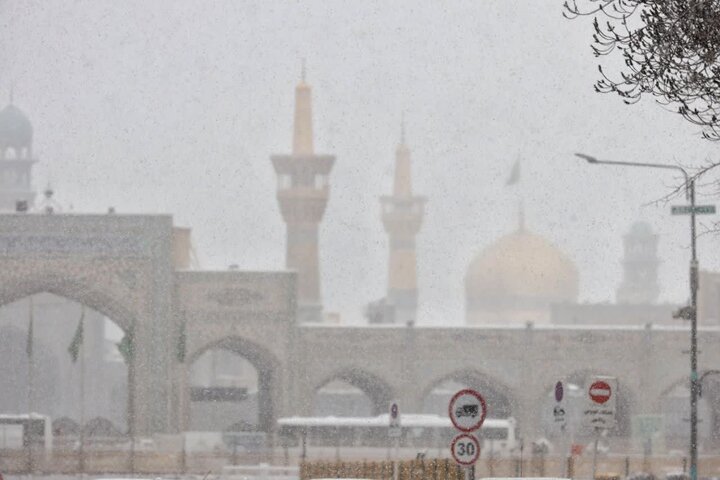 مشهد برفی میشود