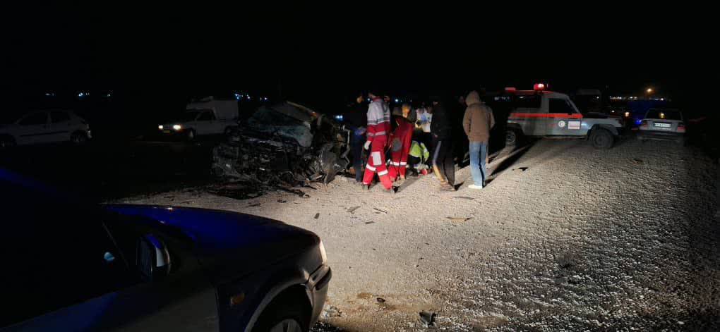 تصادف سواری با کامیون در جاده اقلید به یاسوج با ۲ کشته و مصدوم