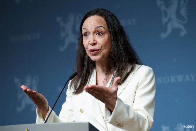 ماچادو به ایران اتهام زد و وعده بازگشت به ونزوئلا را داد