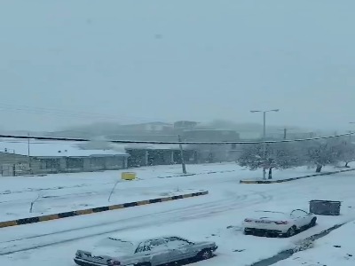 بارش شدید برف در کوهرنگ