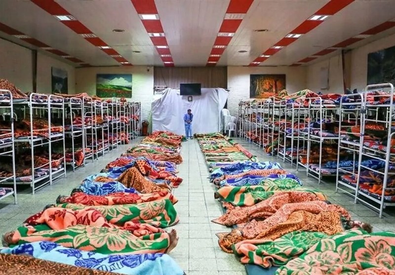 اسکان 111 بیپناه در گرمخانههای همدان