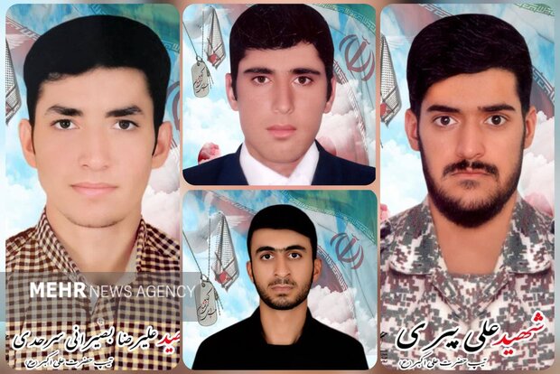 تصاویر شهدای حادثه تروریستی منطقه لار