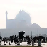 هوای اصفهان بارانی و قابل قبول است