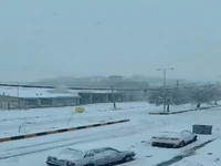 بارش شدید برف در کوهرنگ