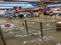 غرق شدن مناطق اشغالی بر اثر سیلاب