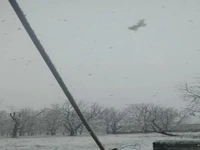 بارش برف در تویسرکان همدان