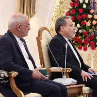 عکس/ حضور عراقچی در دیدار دوجانبه روسای جمهور ایران و قزاقستان