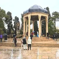 آغاز بارش رحمت الهی در شیراز