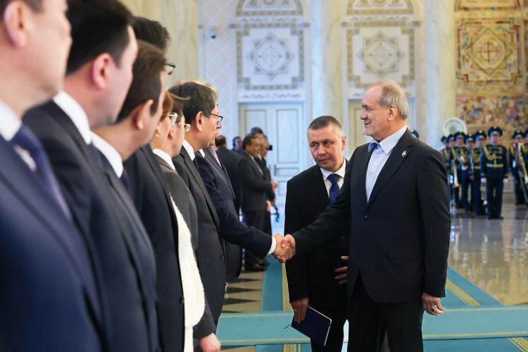 عکس/ مراسم استقبال رسمی رئیس‌جمهور قزاقستان از پزشکیان