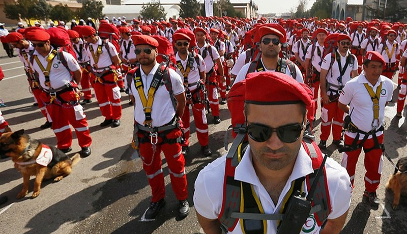 آمادهباش تیمهای عملیاتی هلالاحمر همزمان با هشدار نارنجی هواشناسی