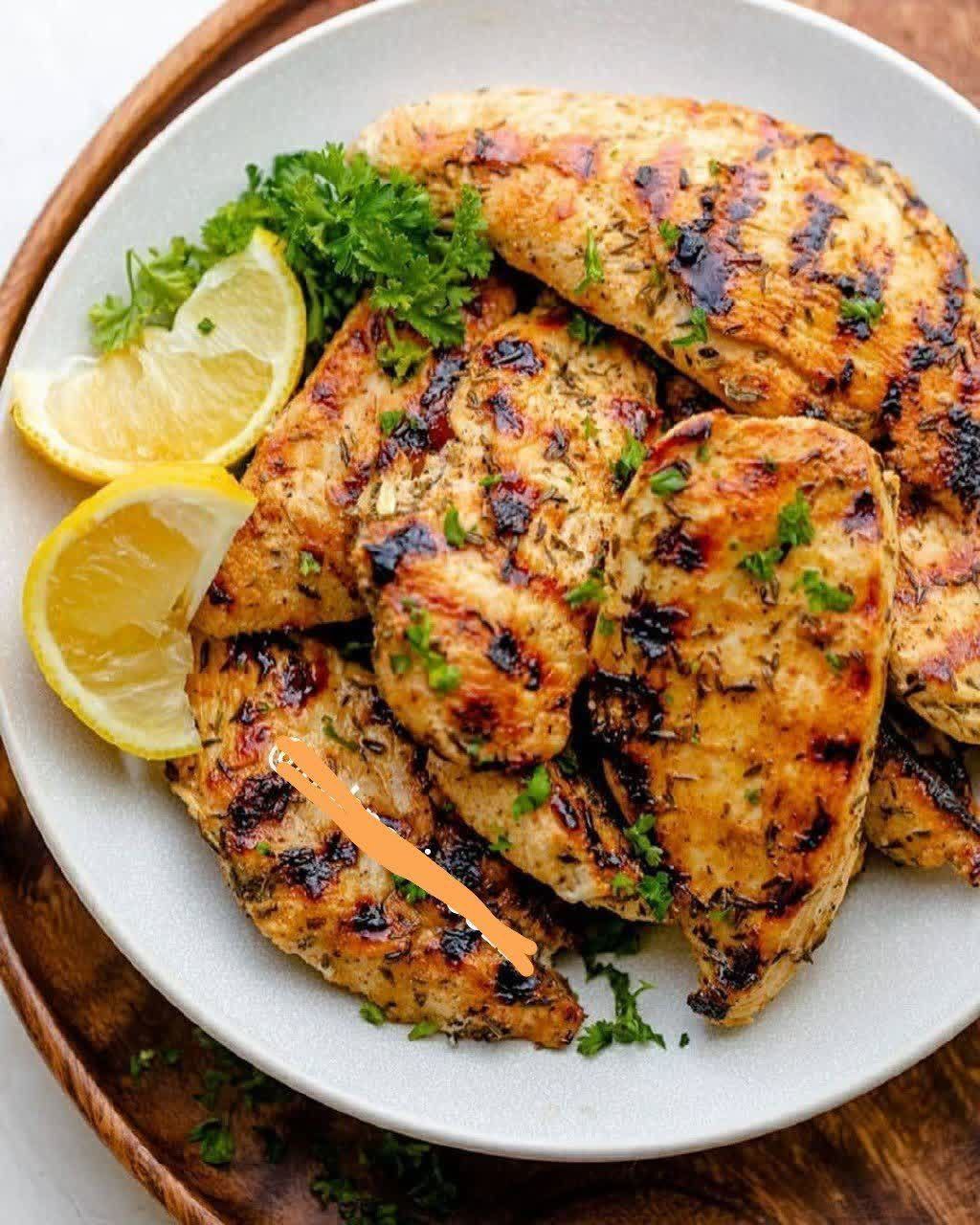 مرغ گریل شده، یک شام متفاوت