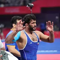 پیروزی طوفانی حسن یزدانی در لیگ برتر کشتی آزاد