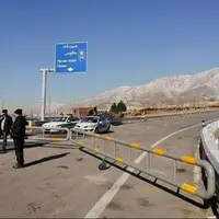 جاده چالوس یکطرفه شد