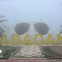  چهرۀ متفاوت آبادان با مه صبحگاهی