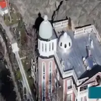 اَبَر ویلای جاده چالوس تخریب شد