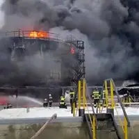 حمله پهپادهای اوکراین به تاسیسات نفتی روسیه 