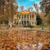 حال و هوای پاییزی کاخ نیاوران تهران