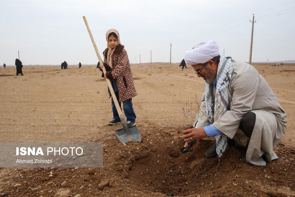  پویش کاشت نهال با عنوان "در سایه مادر"