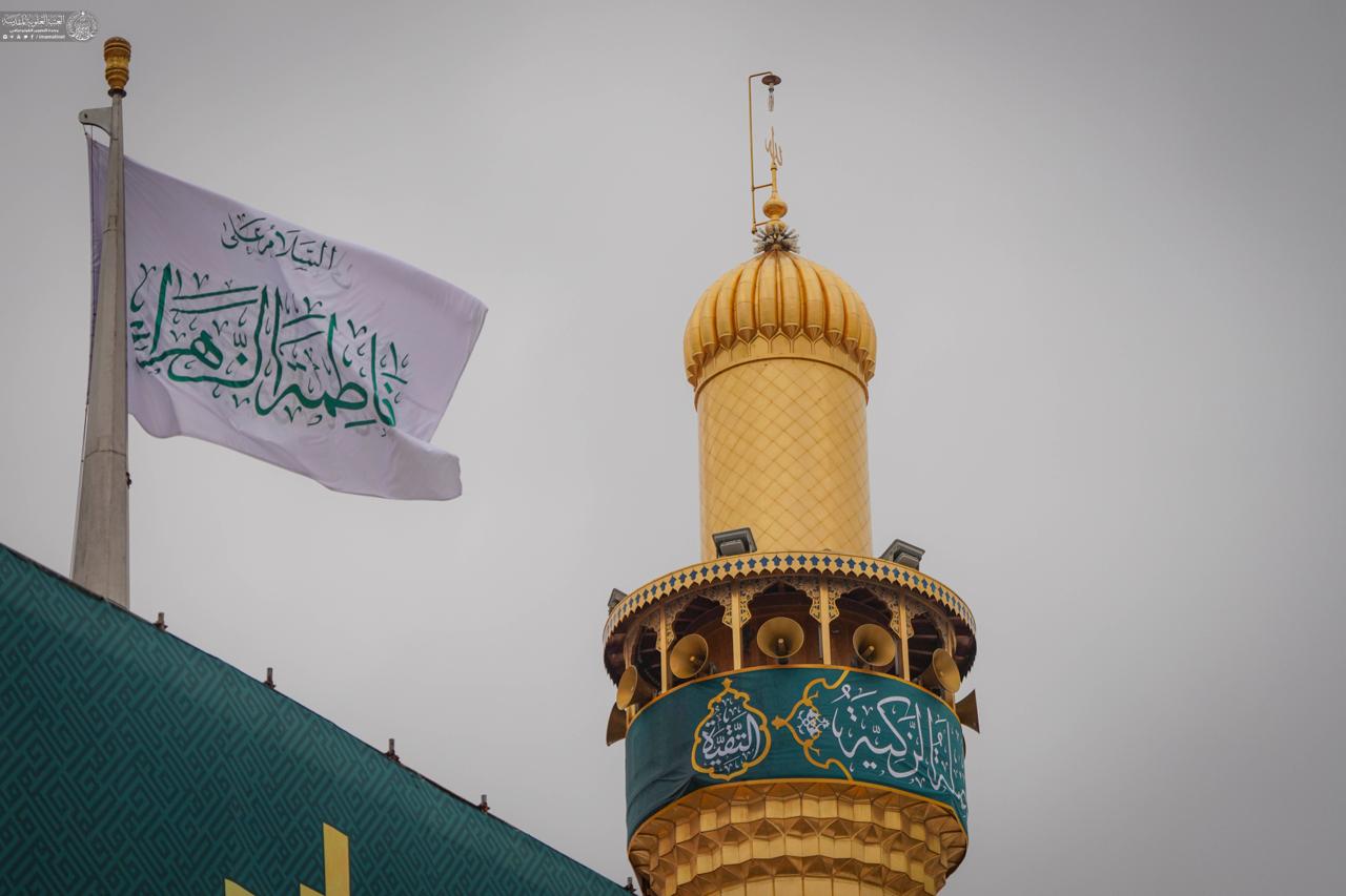 عکس/بارش رحمت الهی در حرم مطهر علوی