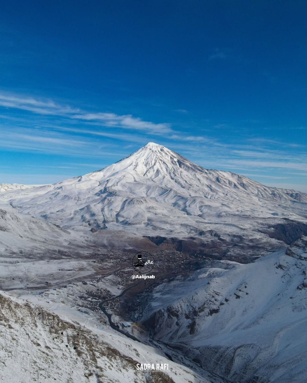 عکس/ ارتفاعات برفی دماوند