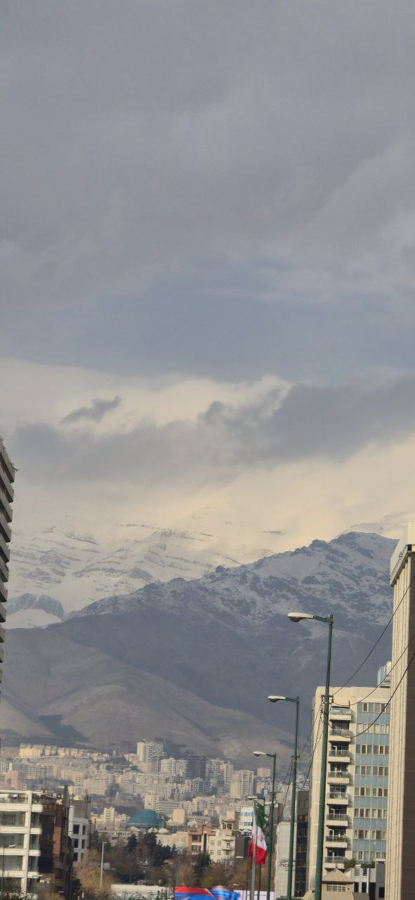 عکس/آسمان تهران تمیز شد 