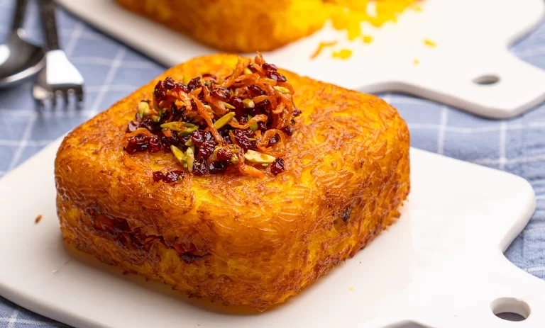 ته چین خیلی خوشمزه و آسون