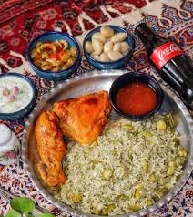 بهترین دستور باقالی پلو با مرغ