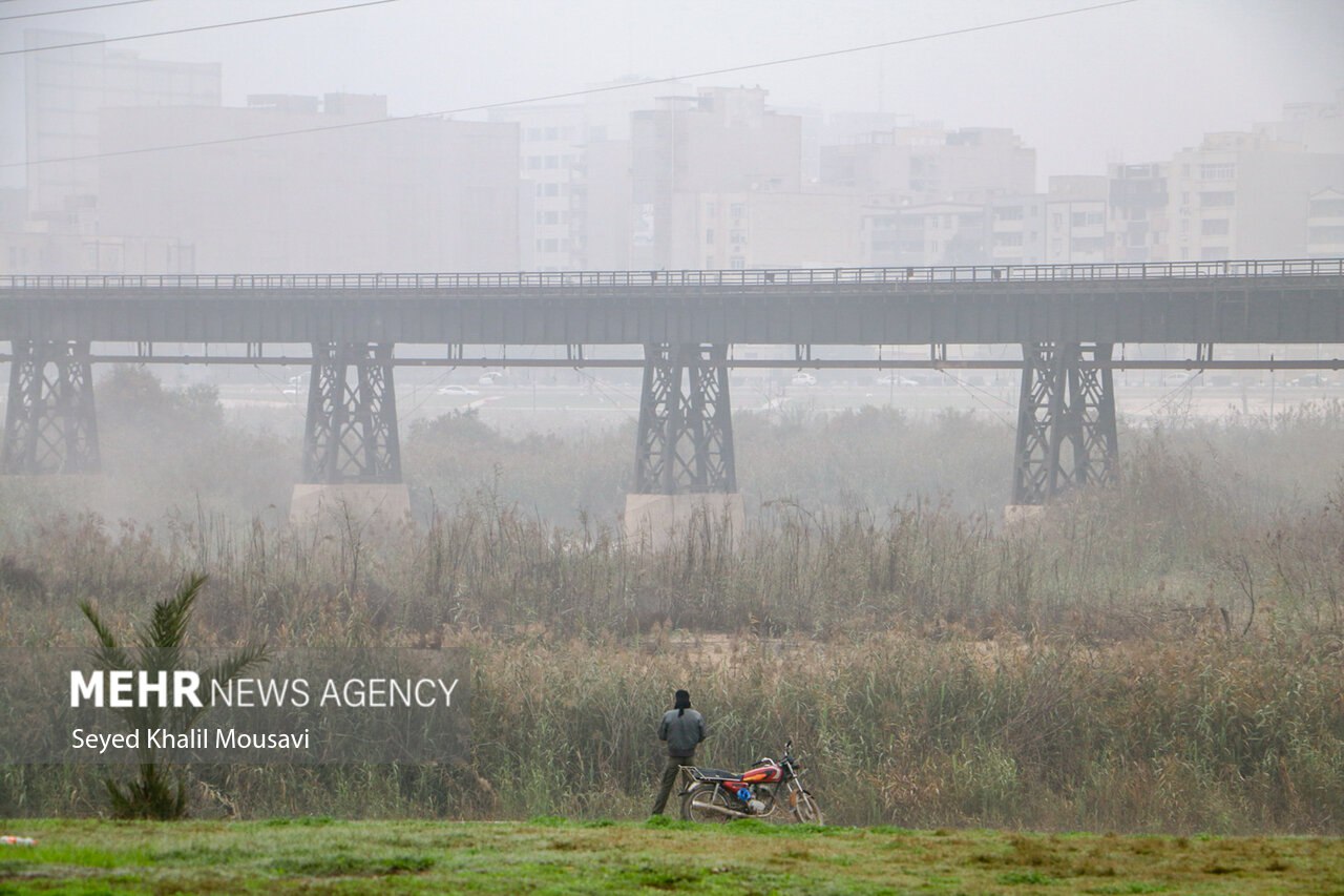اهواز در مه